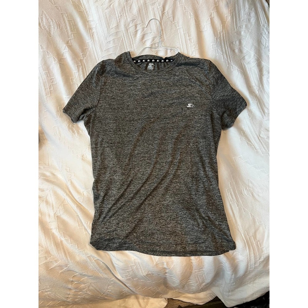Starter Black  Gray dri-fit Black Label T-shirt Mens M